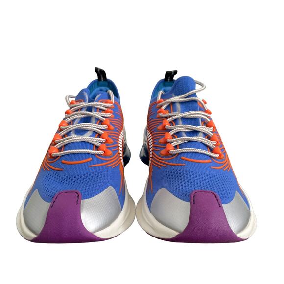 GUCCI Men's Run Sneaker Low Top Blue White Orange 680893 Size 11 US 11.5 NEW - Picture 5 of 13